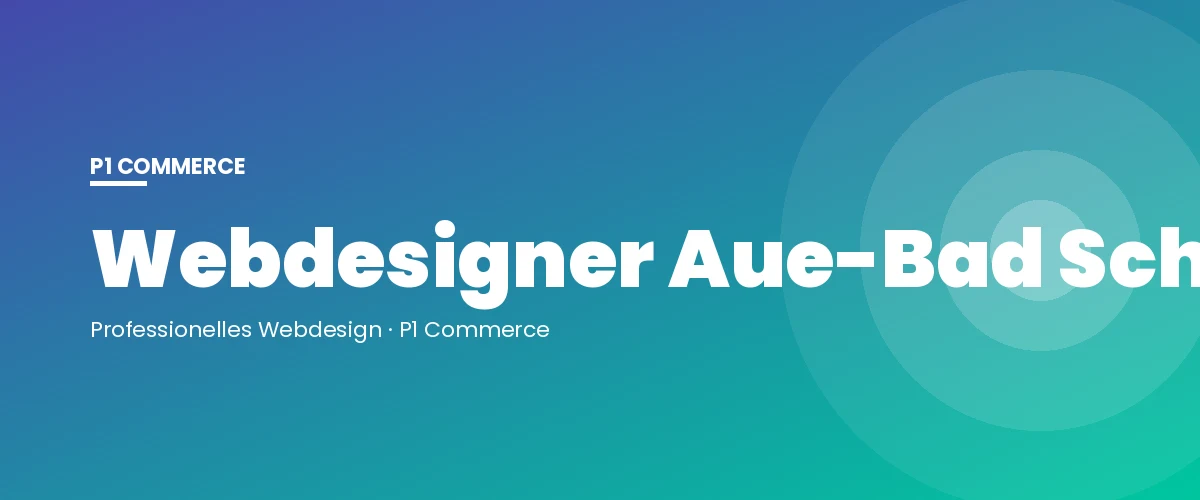 Webdesigner Aue-Bad Schlema – P1 Commerce Webagentur